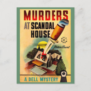 1944 Morde im Skandal House Postkarte