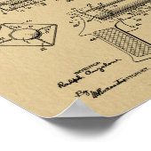 1944 Pistol Rocket Patent Art Zeichnend Print Poster (Ecke)