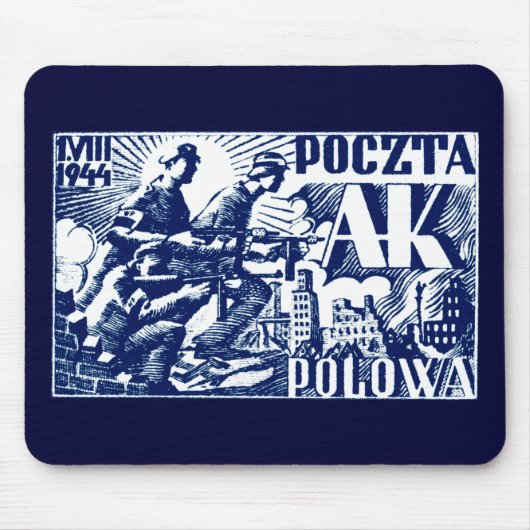 1944 Warschau überraschend Mousepad (Vorne)