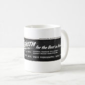 1944 ZENITH LOGO UND ANZEIGE KAFFEETASSE (VorderseiteRechts)