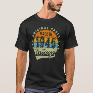 1945 - 80 Jahre Geburtstagsgeschenk für Männer und T-Shirt