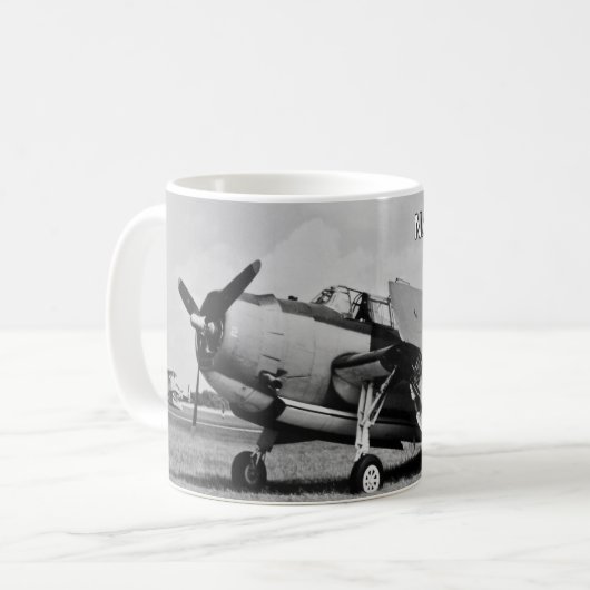 1945 Avenger Torpedo Bomber Kaffeetasse (Vorderseite Links)