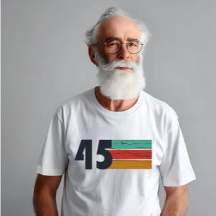 1945 geborenes elegantes Vintage-Geburtstagsgesche T-Shirt