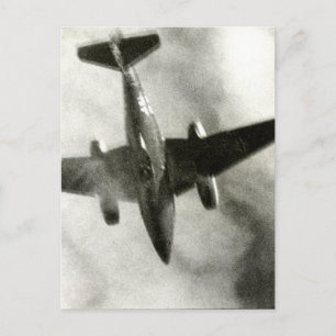 1945 Letzter Flug der ME-262 Postkarte