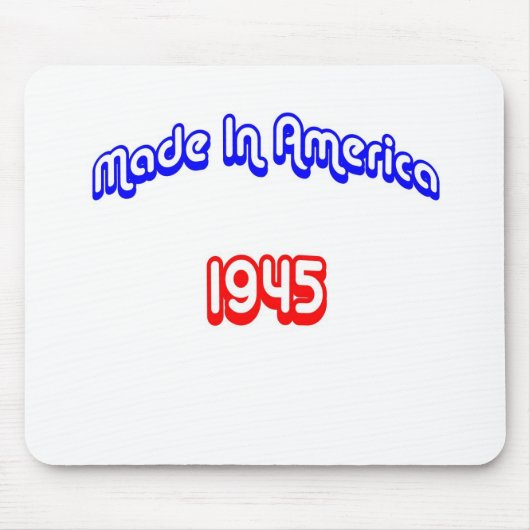 1945 machte in Amerika Mousepad (Vorne)
