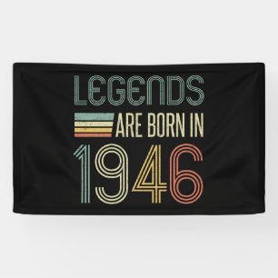 1946 80. Geburtstagslegenden Banner