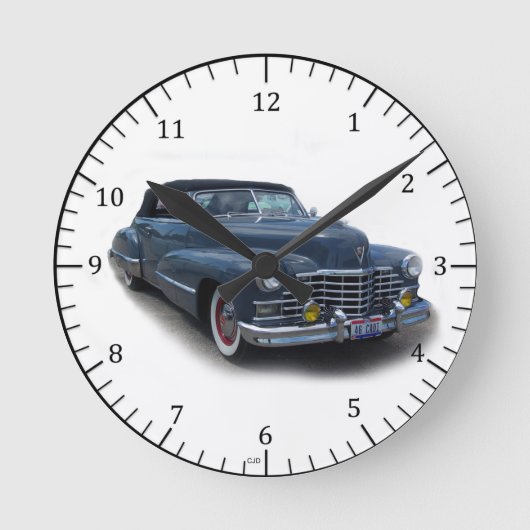 1946 C62CC clock Runde Wanduhr (Vorderseite)