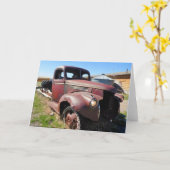 1946 Chevy Truck Grußkarte Karte (Gelbe Blume)