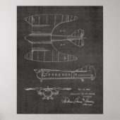 1946 Fluggastflugzeug-Patentkunst Zeichnend Druck Poster (Vorne)