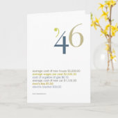 1946 Geburtstagsspass - Fakten Karte (Gelbe Blume)