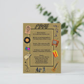 1946 Große Ereignisse Geburtstagskarte Postkarte (Stehend Vorderseite)