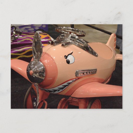 1946 Murray Pursuit Airplane Pedal Car Postkarte (Vorderseite)