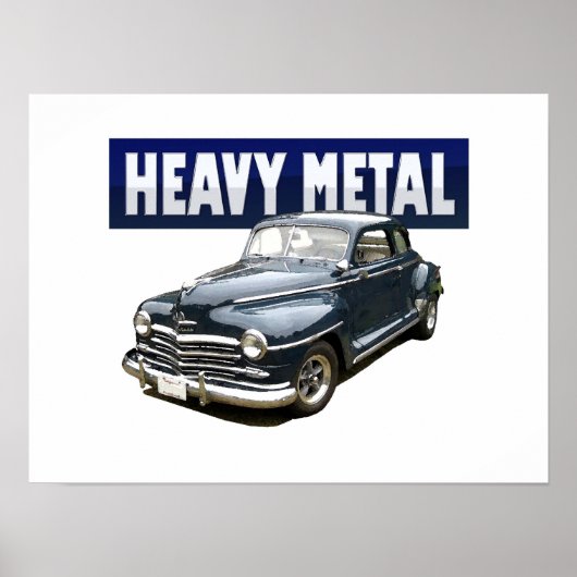 1946 Plymouth Coupe gerahmt drucken Poster (Vorne)