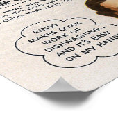 1946 Rinso Detergent Ad. Poster (Ecke)