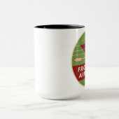 1946 Vintage Grenzfluglinien-Logo-Tasse Tasse (Zentrum)