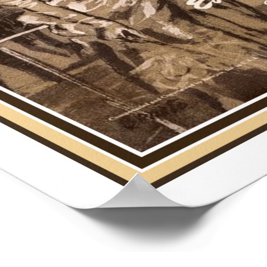 1947 "Abend in Paris" Poster (Ecke)