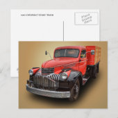 1947 CHEVROLET POSTKARTE (Vorne/Hinten)