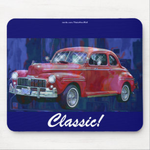 1947 Classic Car Collectible Art Mousepad