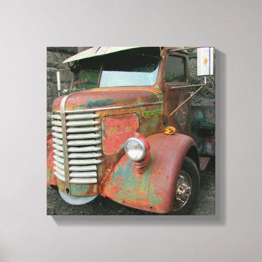 1947 Diamond T Wreck Leinwanddruck (Vorderseite)