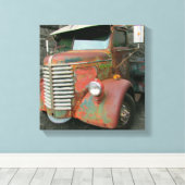 1947 Diamond T Wreck Leinwanddruck (Insitu (Holzboden))