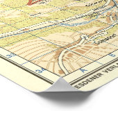 1947 Dresden City Map, German Urban Design Poster (Ecke)