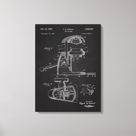 1947 Eisbrecher Art Leinwanddruck (Vorderseite)