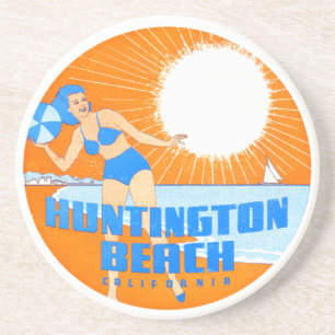 1947 Huntington Beach Kalifornien Untersetzer