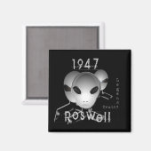 1947 Roswell Magnet (Vorderseite/Rückseite)