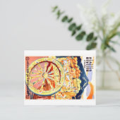 1947 Sizilien Italien Reiseplaner Ewiger Frühling Postkarte (Stehend Vorderseite)