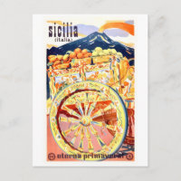 1947 Sizilien Italien Reiseplaner Ewiger Frühling
