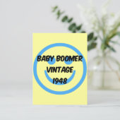 1948 Babyboomer Postkarte (Stehend Vorderseite)