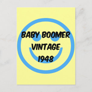 1948 Babyboomer Postkarte