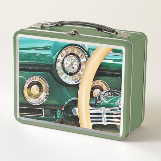 1948 Classic Car Dashboard Metall Brotdose (Vorderseite)