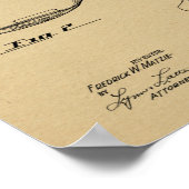 1948 Driver Golf Club Patent Art Zeichnend Print Poster (Ecke)