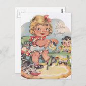 1948 Geburtstagsgrüße Postkarte (Vorne/Hinten)