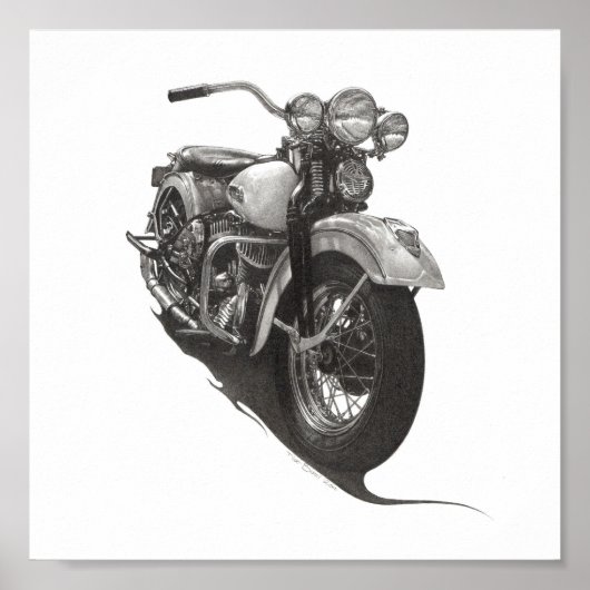 1948 Harley WL Poster (Vorne)