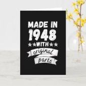 1948 hergestellt mit Originalteilen, Karte (Gelbe Blume)