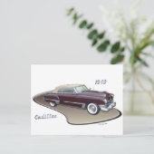 1949 CADILLAC POSTKARTE (Stehend Vorderseite)