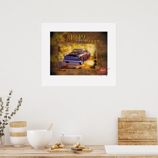 1949 Chevy Coupe Poster (Küche)