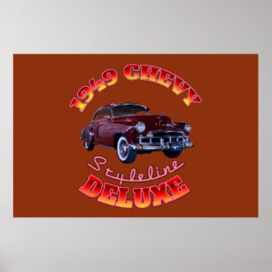 1949 Chevy Styleline Deluxe Poster
