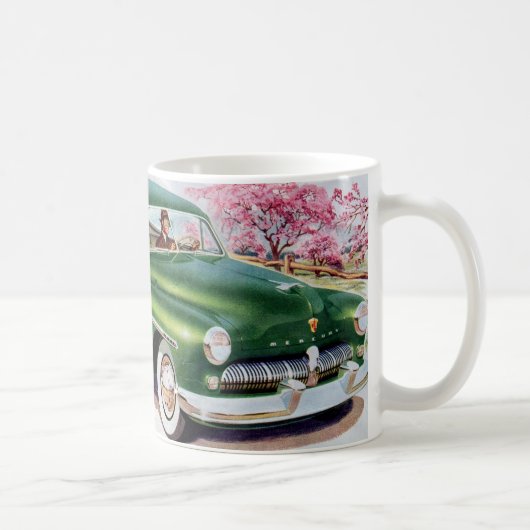 1949 grüner Quecksilbersedan Kaffeetasse (Rechts)