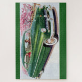 1949 grüner Quecksilbersedan Puzzle (Vertikal)