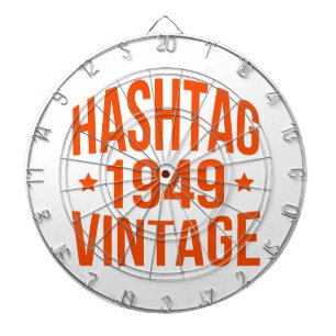1949 Hashtag Vintag Dartscheibe
