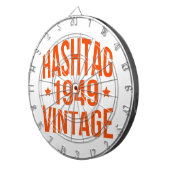 1949 Hashtag Vintag Dartscheibe (Vorderseite rechts)