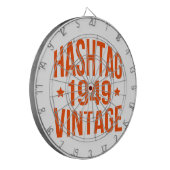1949 Hashtag Vintag Dartscheibe (Vorderseite Links)
