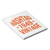 1949 Hashtag Vintag Notizblock (angewinkelt)