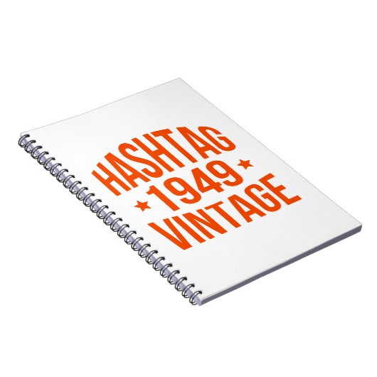 1949 Hashtag Vintag Notizblock (Rechte Seite)