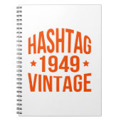 1949 Hashtag Vintag Notizblock (Vorderseite)