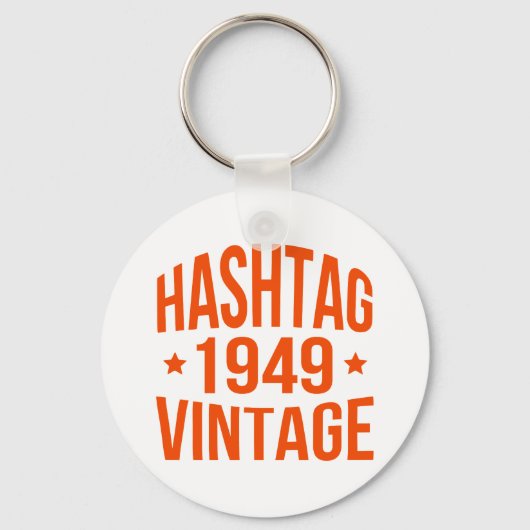 1949 Hashtag Vintag Schlüsselanhänger (Vorderseite)