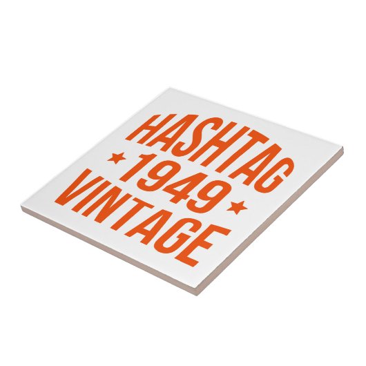 1949 Hashtag Vintage Fliese (Seite)